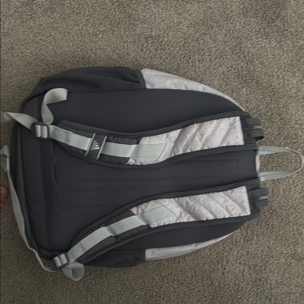Adidas Gray Athletic Backpack Versatile And Durab… - image 2